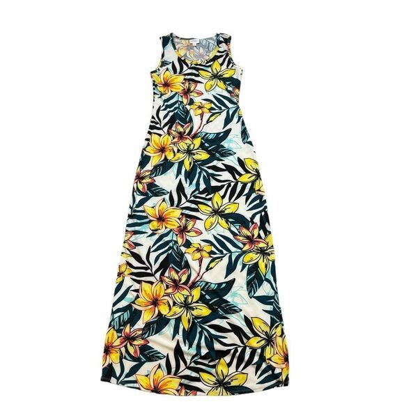 Ladies LulaRoe Dani Dress in Tropical Floral Print Maxi‎ Length Size Small - Picture 2 of 8
